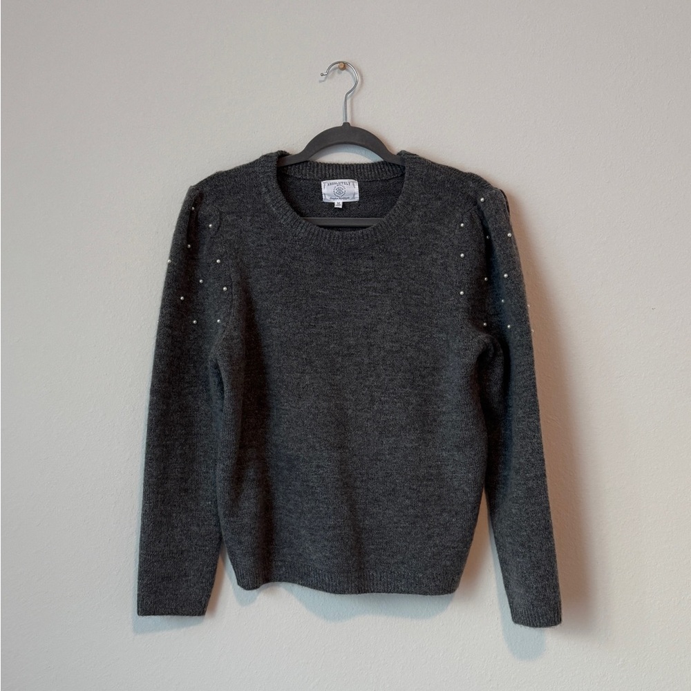 Absolutely crewneck embellished sweater - size M